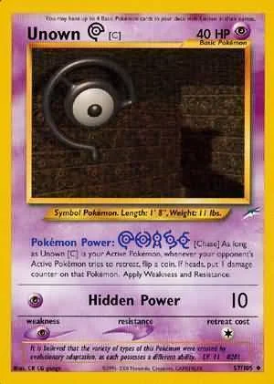 Unown [C] — Neo Destiny