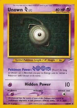 Unown [Z] — Neo Destiny