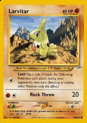 Larvitar — Neo Destiny