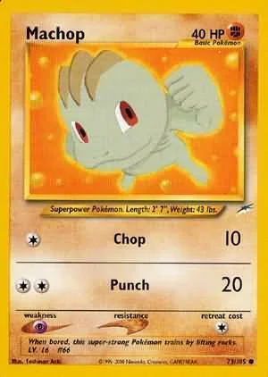 Machop Lv.16 — Neo Destiny