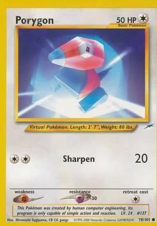 Porygon — Neo Destiny