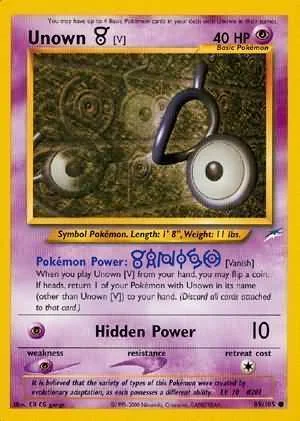 Unown [V] — Neo Destiny