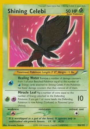 Shining Celebi — Neo Destiny