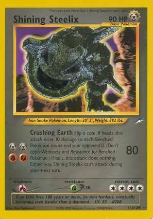 Shining Steelix — Neo Destiny