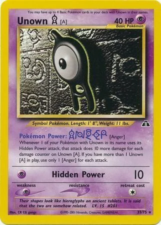 Unown A — Neo Discovery