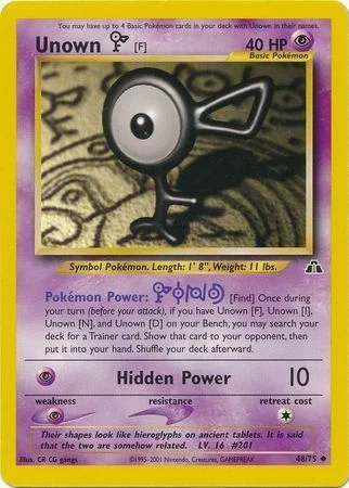 Unown [F] — Neo Discovery