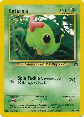 Caterpie — Neo Discovery