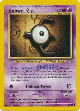 Unown E — Neo Discovery