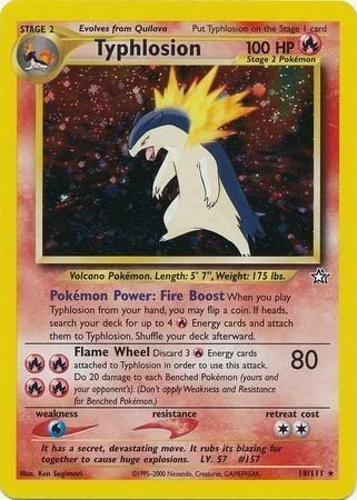 Typhlosion — Neo Genesis