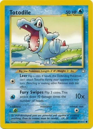 Totodile — Neo Genesis
