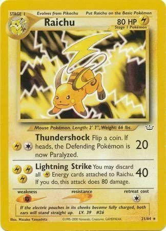 Raichu — Neo Revelation