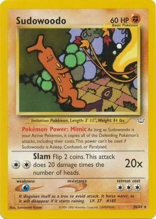 Sudowoodo — Neo Revelation