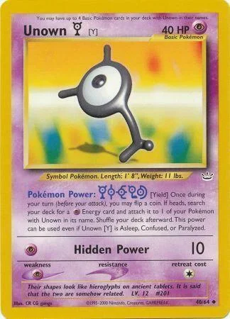 Unown Y — Neo Revelation