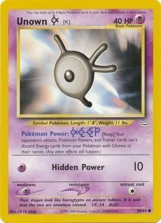 Unown K — Neo Revelation
