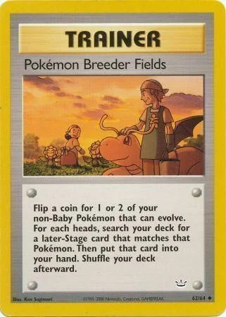 Pokémon Breeder Fields — Neo Revelation