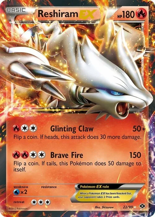Reshiram EX — Next Destinies