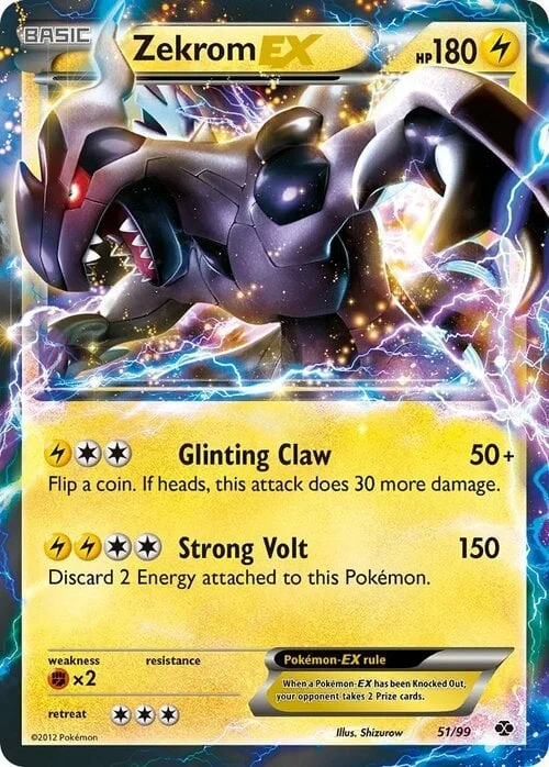 Zekrom EX — Next Destinies
