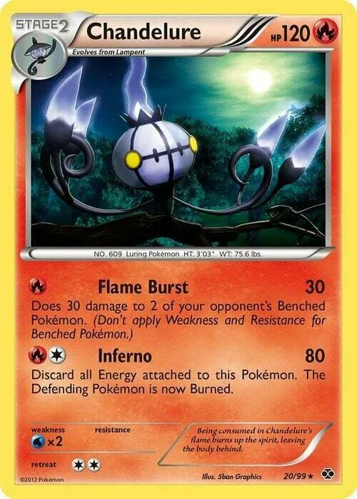 Chandelure — Theme Deck & Blisters Exclusives