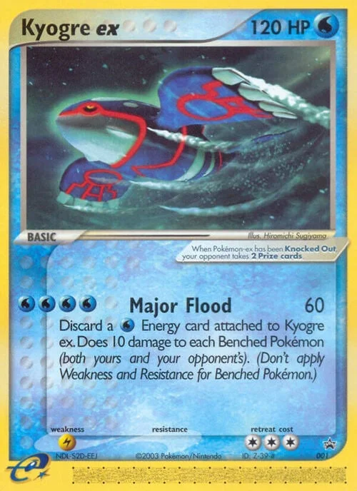 Kyogre ex — Nintendo Black Star Promos