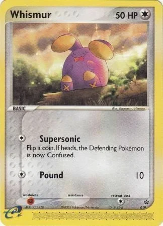 Whismur — Nintendo Black Star Promos