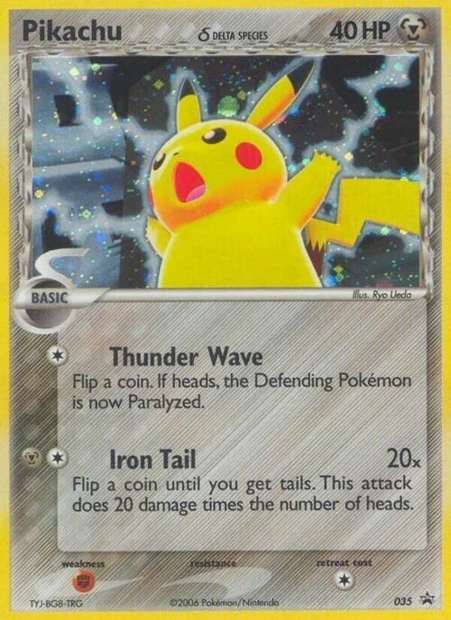 Pikachu δ Delta Species — Nintendo Black Star Promos