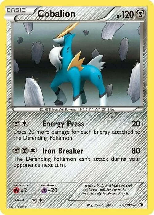 Cobalion — Theme Deck & Blisters Exclusives