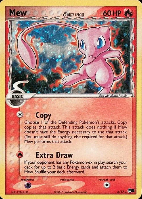 Mew δ Delta Species — Pokémon Misprints