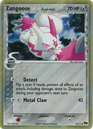 Zangoose δ Delta Species — POP Series 5