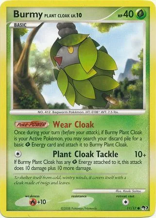 Burmy Plant Cloak — POP Series 7