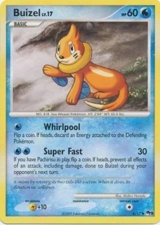 Buizel Lv.17 — POP Series 9