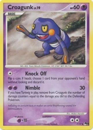 Croagunk Lv.19 — POP Series 9