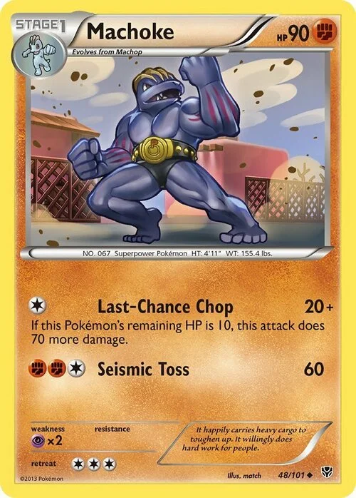 Machoke — Plasma Blast