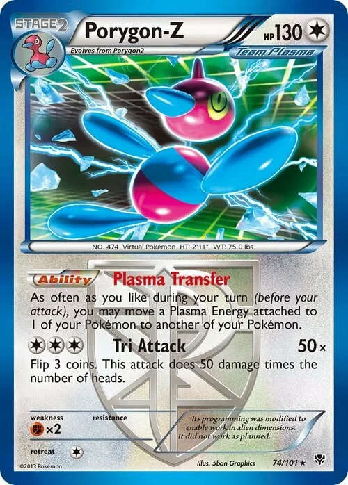 Porygon-Z — Plasma Blast