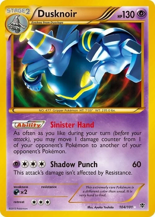 Dusknoir — Plasma Blast