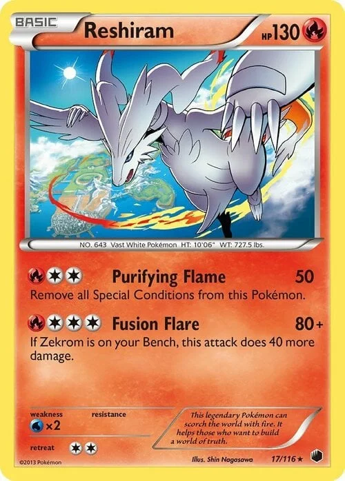 Reshiram — Plasma Freeze