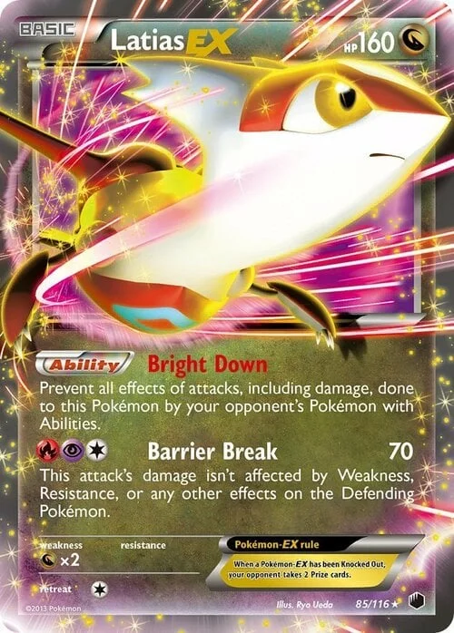 Latias EX — Plasma Freeze