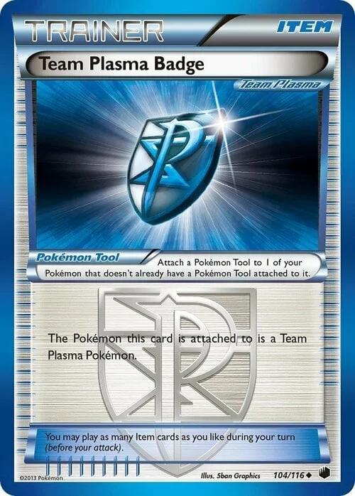 Team Plasma Badge — Plasma Freeze