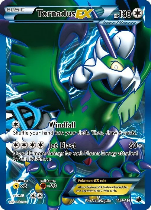 Tornadus EX — Plasma Freeze