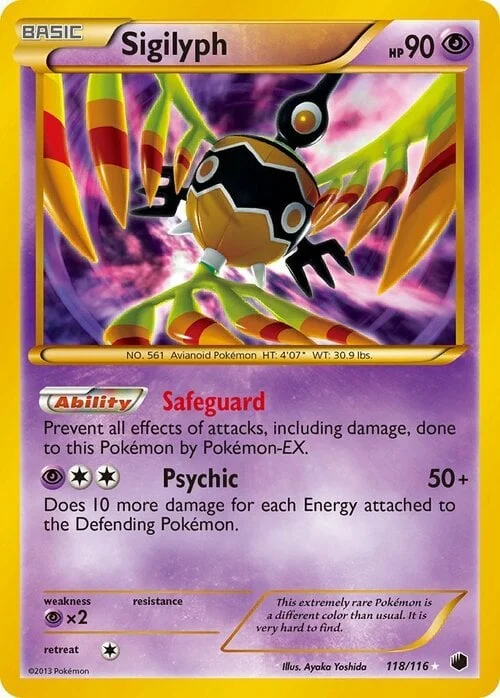 Sigilyph — Plasma Freeze