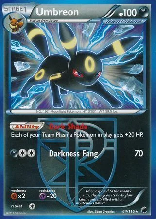 Umbreon — Plasma Freeze Promos