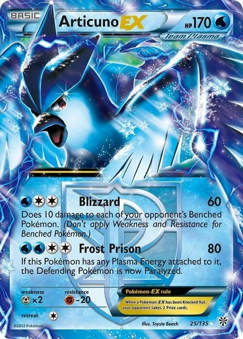 Articuno EX — Plasma Storm