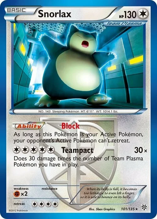 Snorlax — Plasma Storm