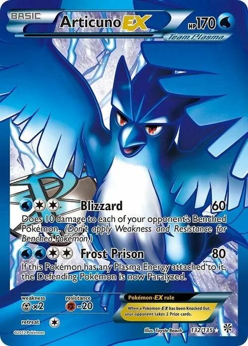 Articuno EX — Plasma Storm