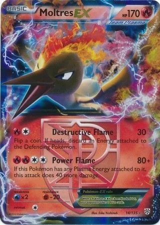 Moltres ex — Plasma Storm Promos