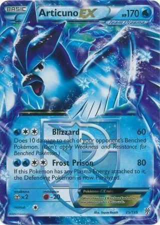 Articuno EX — Plasma Storm Promos