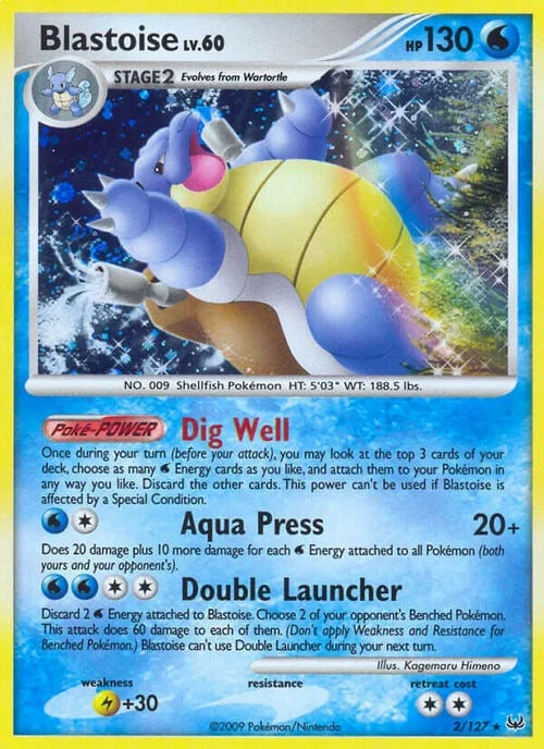 Blastoise Lv.60 — Platinum