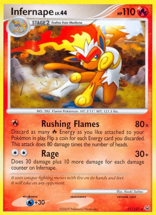 Infernape Lv.44 — Platinum