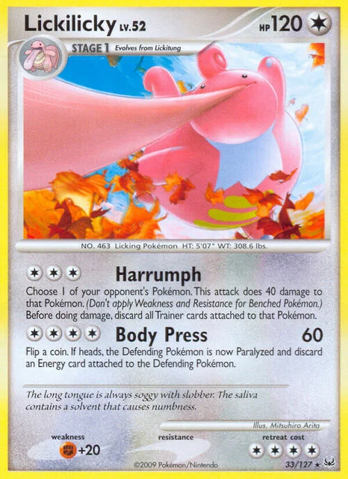 Lickilicky Lv.52 — Platinum