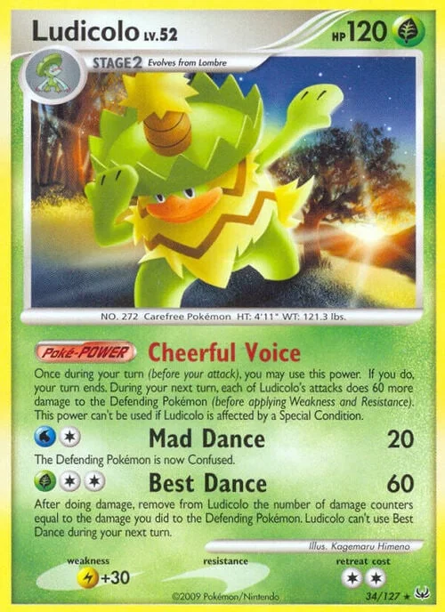 Ludicolo Lv.52 — Platinum