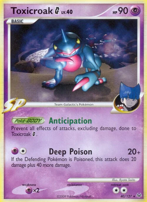 Toxicroak G Lv.40 — Platinum
